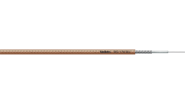RG 178 A/U MIL. | Tasker Coaxial Cable RG-178 B/U FEP 1.8mm 50Ohm ...